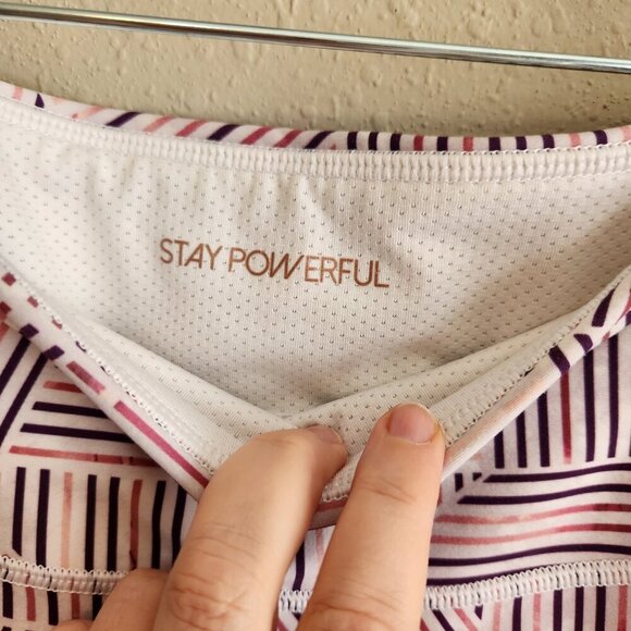 Calia By Carrie Underwood Striped Geometric Print Leggings Size Small - Picture 5 of 8